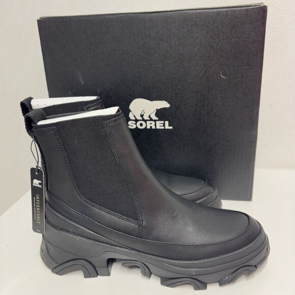 SOREL / Brex-Chelsea / Rainy Day /  Boots / Waterproof / Black / Size 9 - Picture 8 of 10